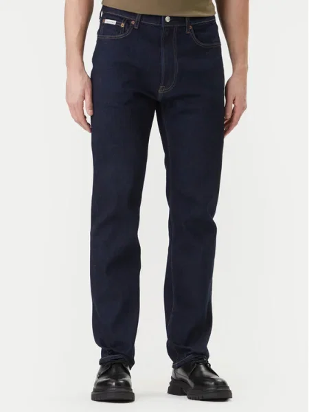 Calvin Klein Jeans Blugi Bleumarin Straight Fit