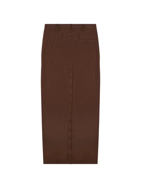 Fustă midi Jean Paul Gaultier maro