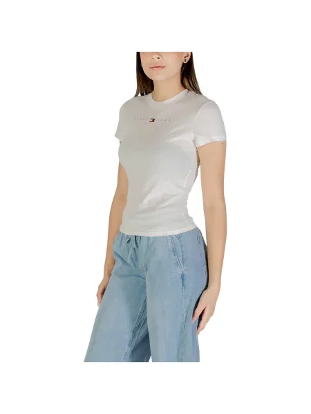 Tričko Tommy Jeans bílé