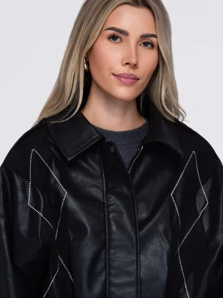Prijelazna jakna Ombre crna