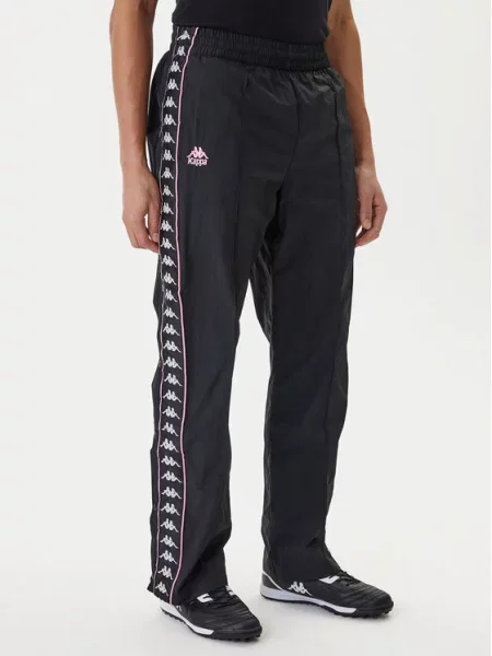 Kappa Spodnji del trenirke Comfort Fit črna