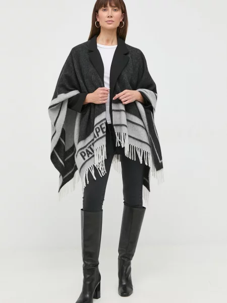 Talia legginsy Patrizia Pepe z niską talią czarne