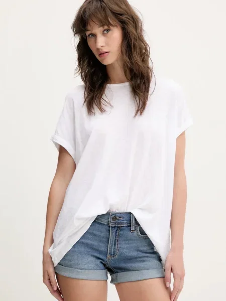 Koszulka o luźnym kroju Superdry Studios biała