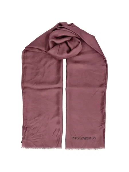Raštuotas modalinis šalikas Emporio Armani violetinė
