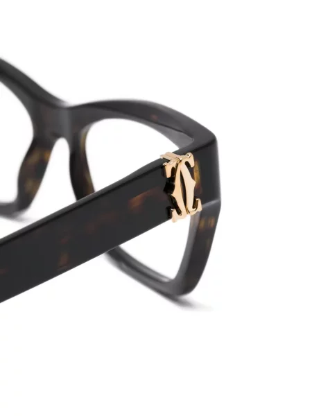 Saulės akiniai Cartier Eyewear su autografu ruda