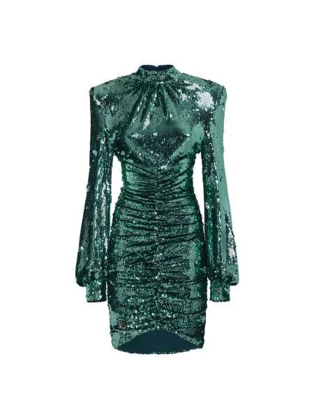 Sukienka midi Philipp Plein zielona