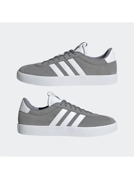 ADIDAS SPORTSWEAR Nízke tenisky VL COURT tmavosivá / biela sivá