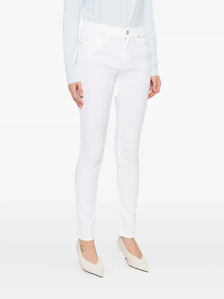 Spodnie Marc O'polo z 5 kieszeniami białe