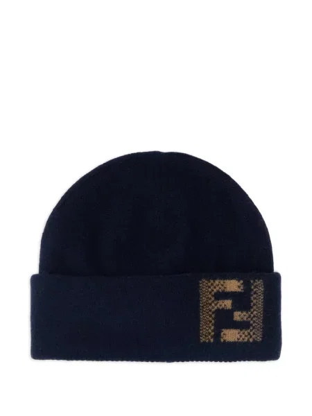 Căciulă Fendi de lână albastru