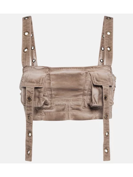 Cropp top Blumarine gri