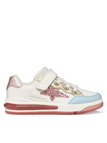 Sneakersy Geox białe