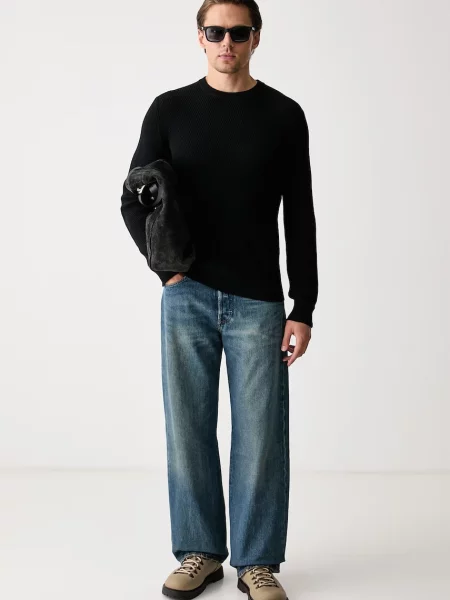 Rag & bone pulover pentru bărbați din Danton negru