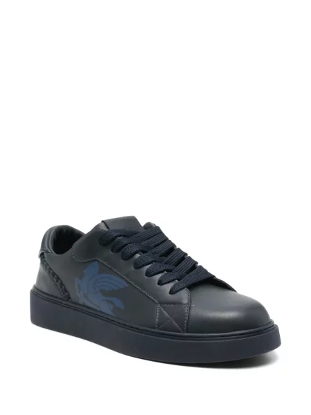 Sneakerși Etro din piele albastru