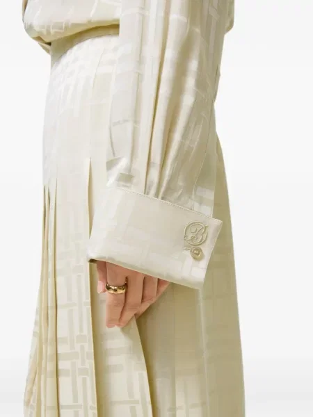 Šilkinė pledinė marškiniai Burberry