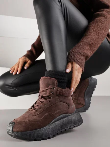 Botine Lanite maro
