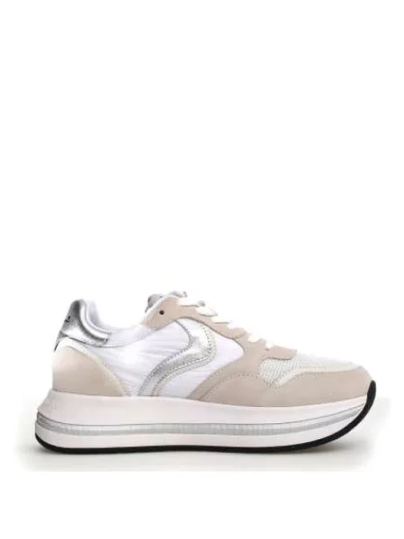 Sneakersy Voile Blanche zamszowe z siateczki