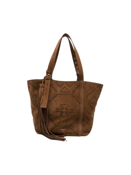 Torebka Golden Goose skórzana brązowa