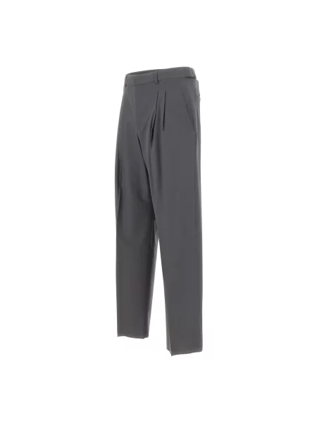 Spodnie Emporio Armani szare