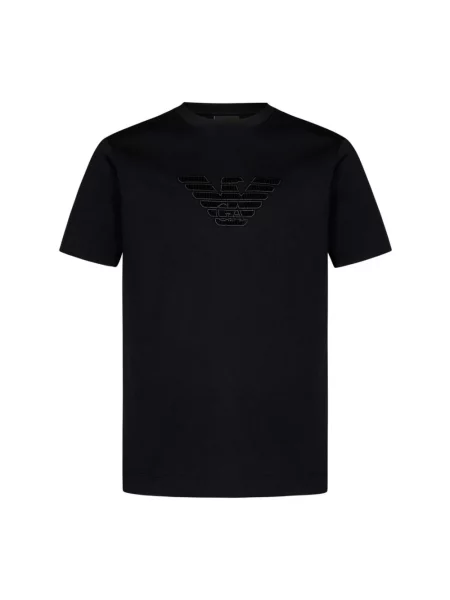 Koszulka Emporio Armani z krótkim rękawem czarna