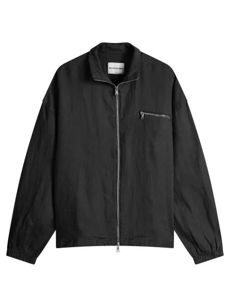 Lniana kurtka Mki do biegania czarna