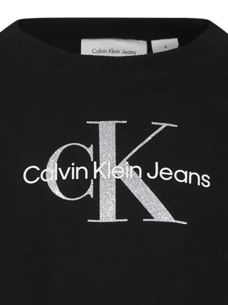 Sweter dziecięcy Calvin Klein czarny