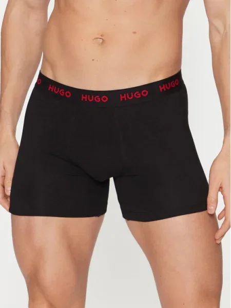 Hugo Bodywear Chiloți boxer Design roșu