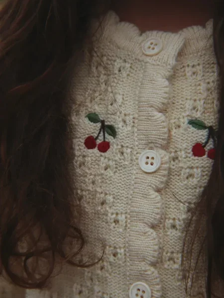Konges Sløjd кардиган дитячий вовняний COCOLO CARDIGAN