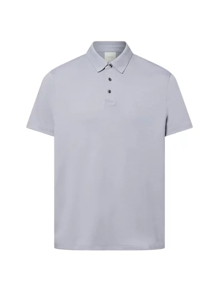 Calvin Klein koszulka polo Mężczyźni lila jednolity L