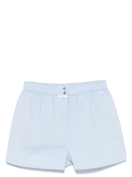 Pantaloni scurți Patrizia Pepe albastru