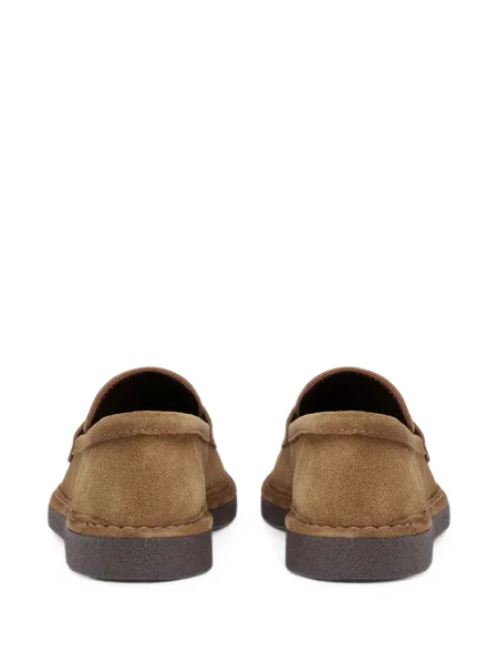 Pantofi loafer Notabene din piele de căprioară maro