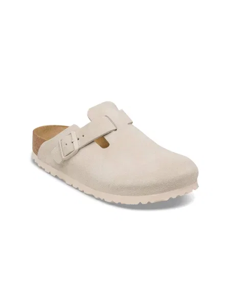 Birkenstock Klapki Boston grau beżowe