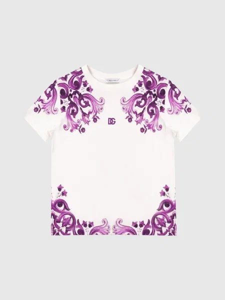 Детская футболка Dolce&gabbana белая