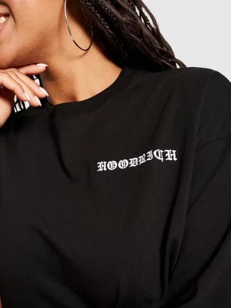 Hoodrich T-Shirt Envy Mid Length Oversized czarna