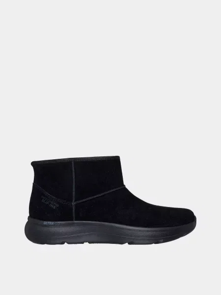 Кожаные ботинки Skechers черные