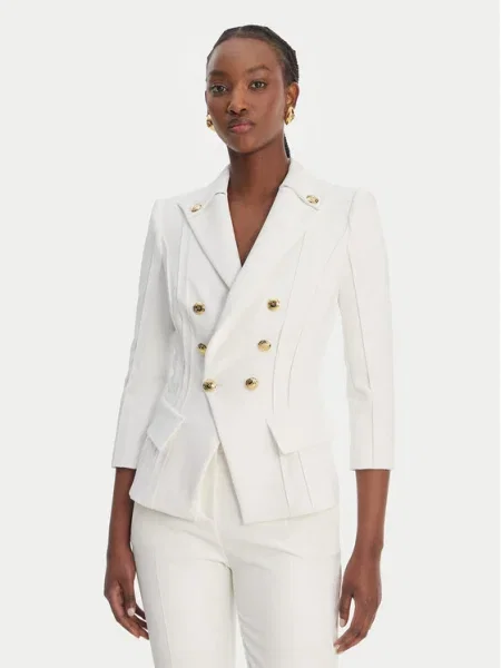 Elisabetta Franchi Sacou alb