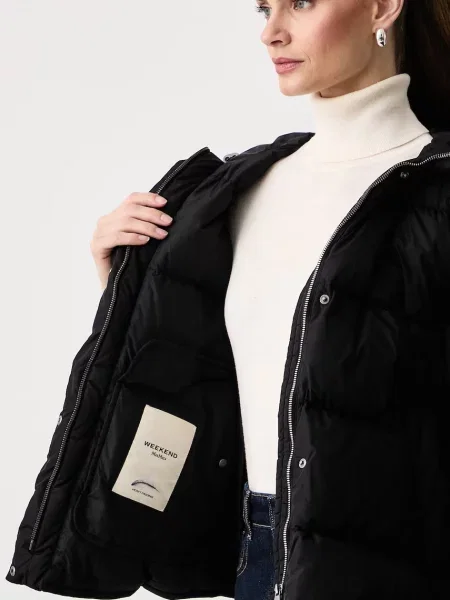 Weekend Max Mara пухено яке дамско WKDLUSSO черно