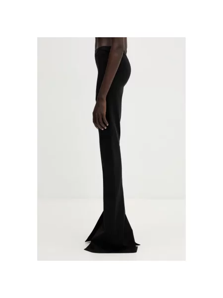 Rick Owens Lilies Carmen spodnie z wiskozą czarne