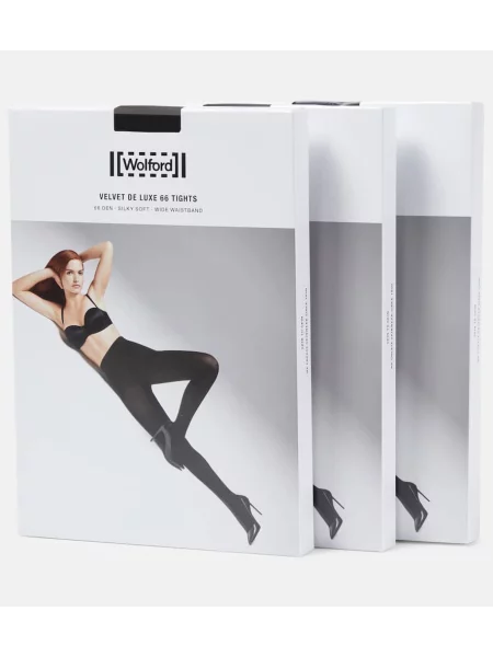 Dresuri Wolford de catifea negru