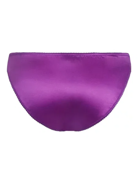 Chiloți Dolce & Gabbana din satin violet