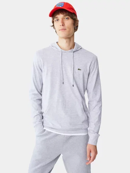 Худи Lacoste серое