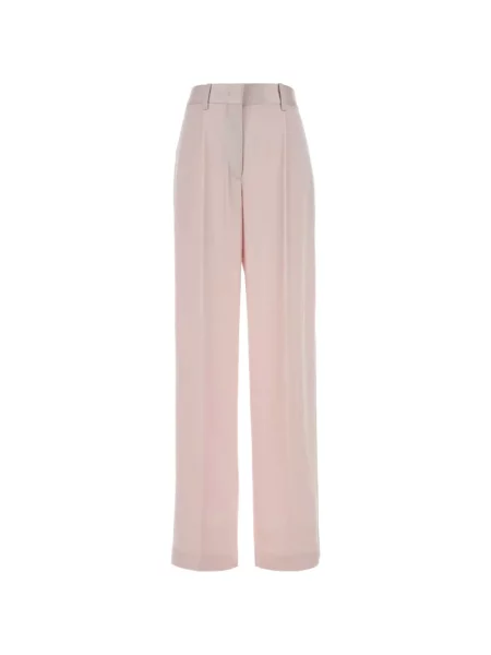 Pantaloni Jil Sander plisate roz
