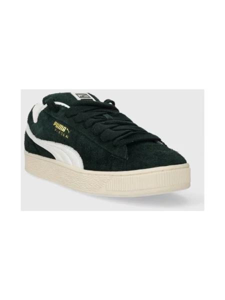 Sneakersy Puma Suede skórzane w miejskim stylu czarne