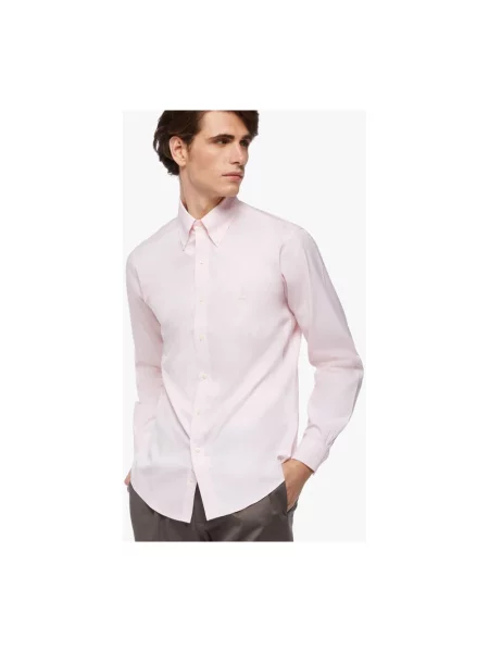 Koszula Brooks Brothers z długim rękawem różowa