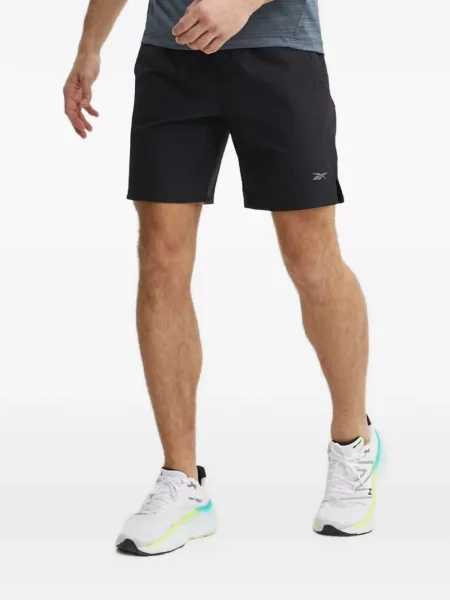 Pantaloni scurți Reebok cu autograf negru