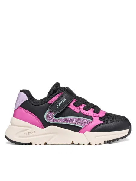 Geox Αθλητικά J Loftus Girl M μαύρο