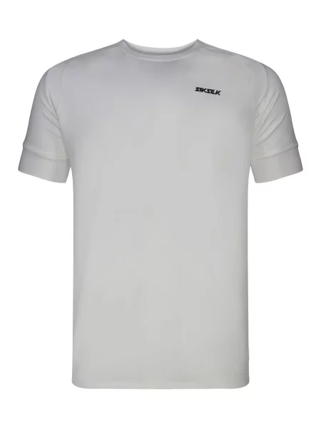 SikSilk Tricou Tech negru alb