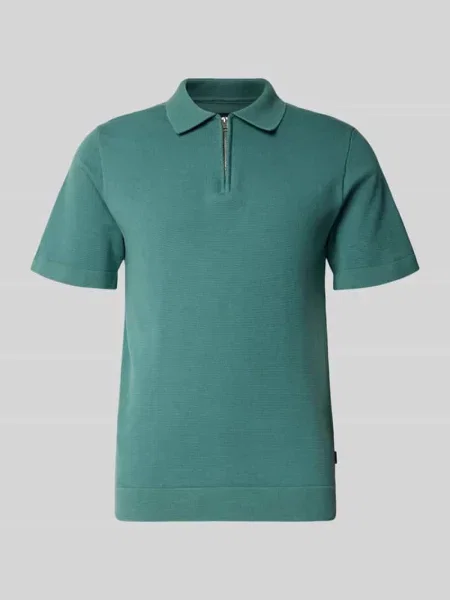 Koszulka polo z zamkiem błyskawicznym o kroju regular fit model MILANO' Jack & Jones Premium