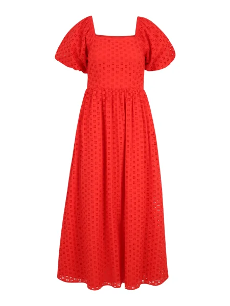 Selected Femme Tall Šaty ANELLI ohnivo červená