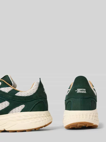 Sneakersy z obszyciem w kontrastowym kolorze The Mercer zielone