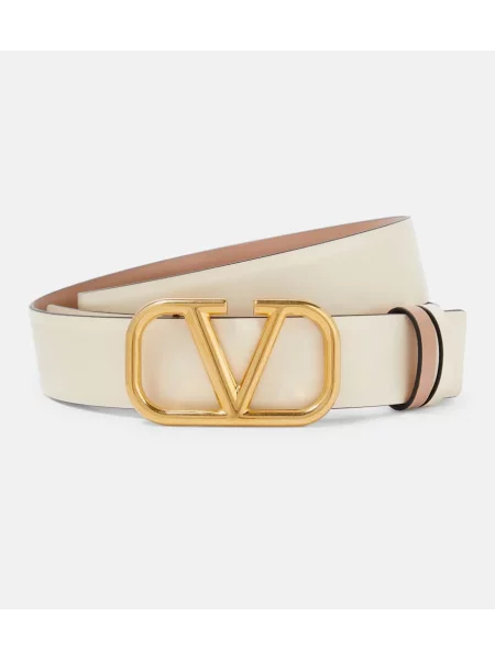 Kožni remen Valentino Garavani ružičasta